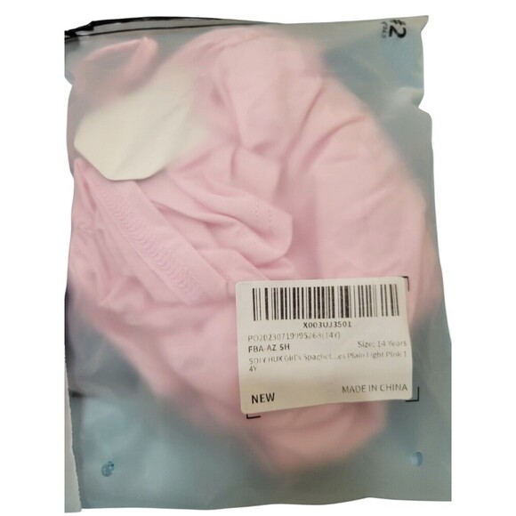 NEW Soly Hux Pink Ruched Bodycon Dress Spaghetti Strap Girls Size 13Y F8 - Picture 7 of 9